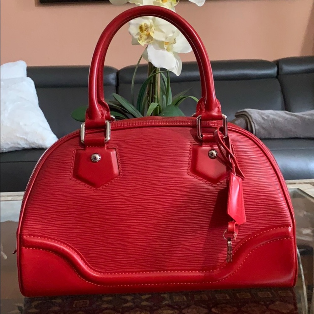 Authentic LV Bowling Bag Epi Leather
